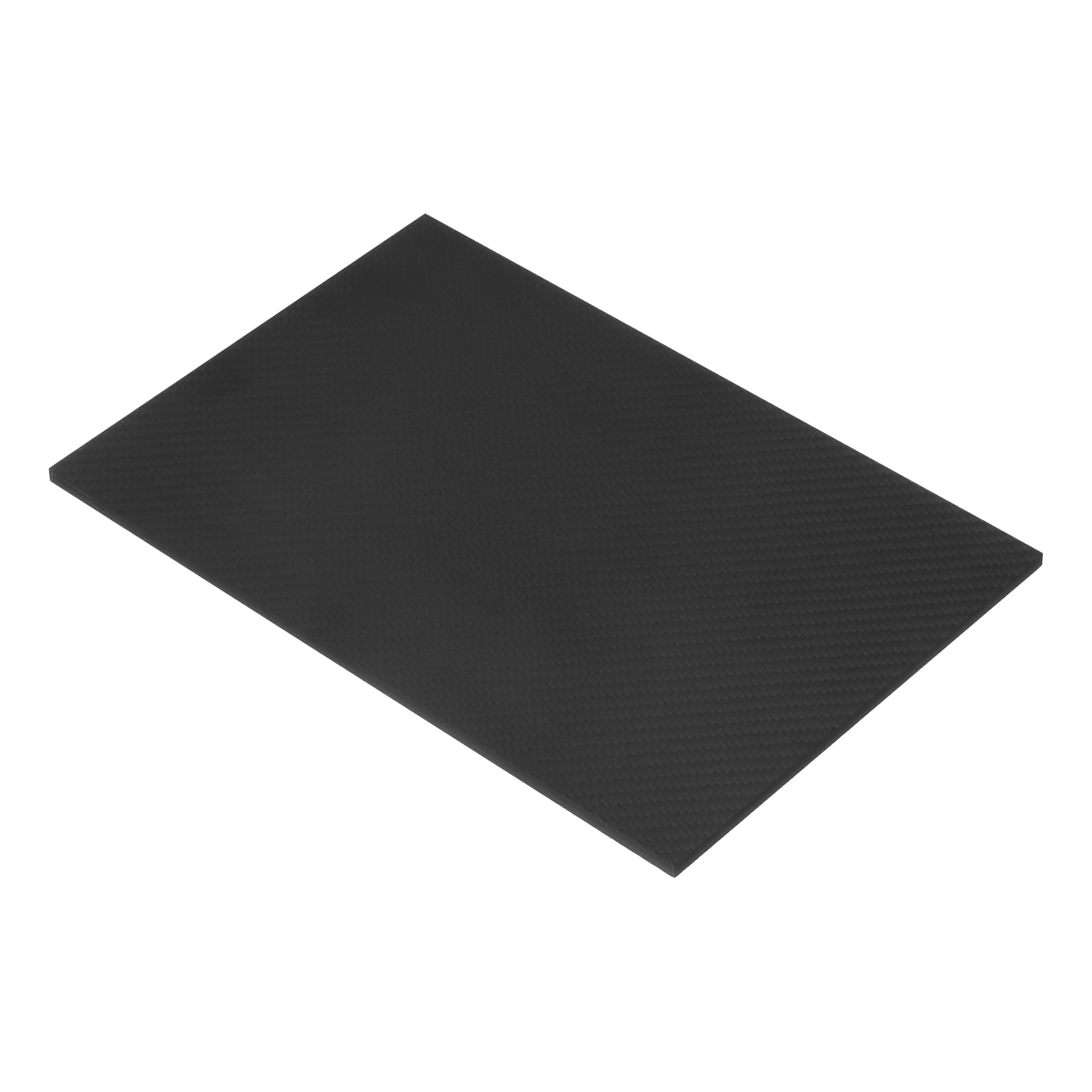 QUARKZMAN 1Pz Lamina in Fibre di Carbonio 300×200×6mm Superficie Brillante Piastra in Fibre di Carbonio Forgiato Pellicola Adesiva Tessuto Piatto per Aquiloni Aeroplani RC
