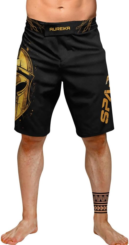 Men’s Spartan Training Shorts – High-Performance Fight Shorts for Jiu Jitsu MMA and Martial Arts