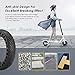 Mi Scooter Tires, Ourleeme Electric M365 Scooter Tire Honeycomb Design,8.5In Rubber Solid Tire Front/Rear Tire,Replacement Wheels for Scooter