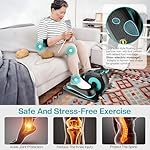 Under Desk Elliptical Machine, Ellipse Leg Exerciser for Seniors Adults, Adjustable Speeds Elliptical Trainer with Remote, Quiet & Portable Mini Seated Pedal Exerciser for Home Office Use - Image 5