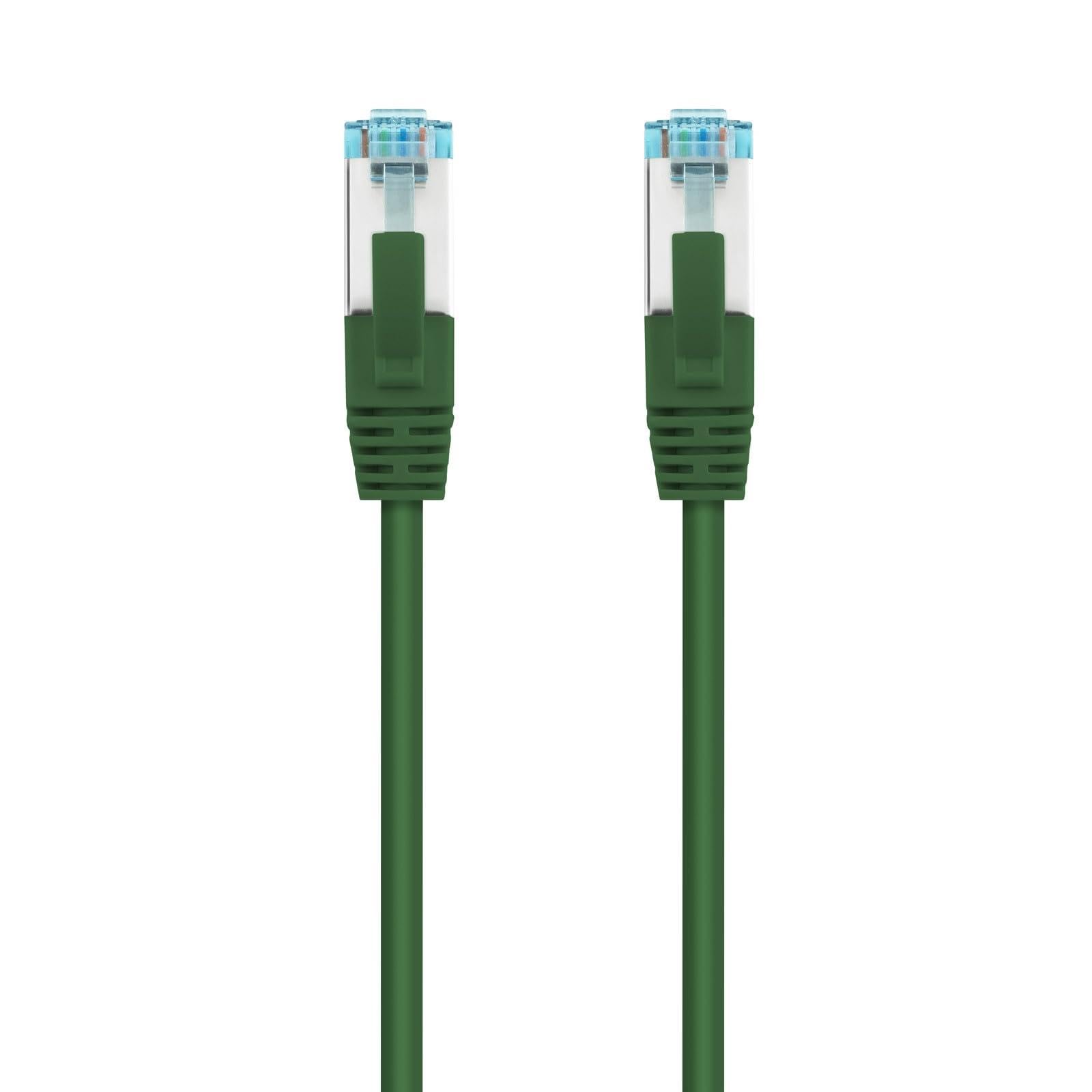 Category 7 LSZH SFTP PIMF AWG26 Network Cable Green 1m Length Ideal for professional high speed installations, offers security and efficiency in data transmission.