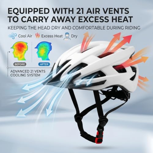 Casco de ciclismo con ventilación óptima y protección integrada 2