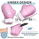 ICEHOF Kühlhandschuhe [2x] Sanfter Stoff - Kühlende Handschuhe für Hände/Finger - Gel-Handschuhe Kältehandschuhe (rosa)