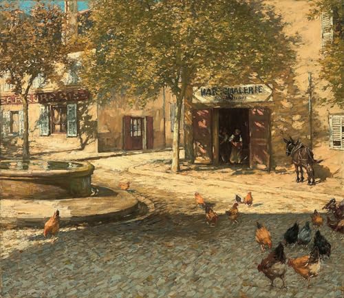 Lienzo Henry Herbert La Thangue para decorar un salón clásico con arte provenzal