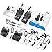 Imagen de eSynic 2PCS Walkie Talkies de Larga Distancia con Auriculares Walkie-Talkie Profesional 16 Canales 1500mAh con Cargador USB Soporta VOX para Sobrevivir en el Campo Ciclisimo