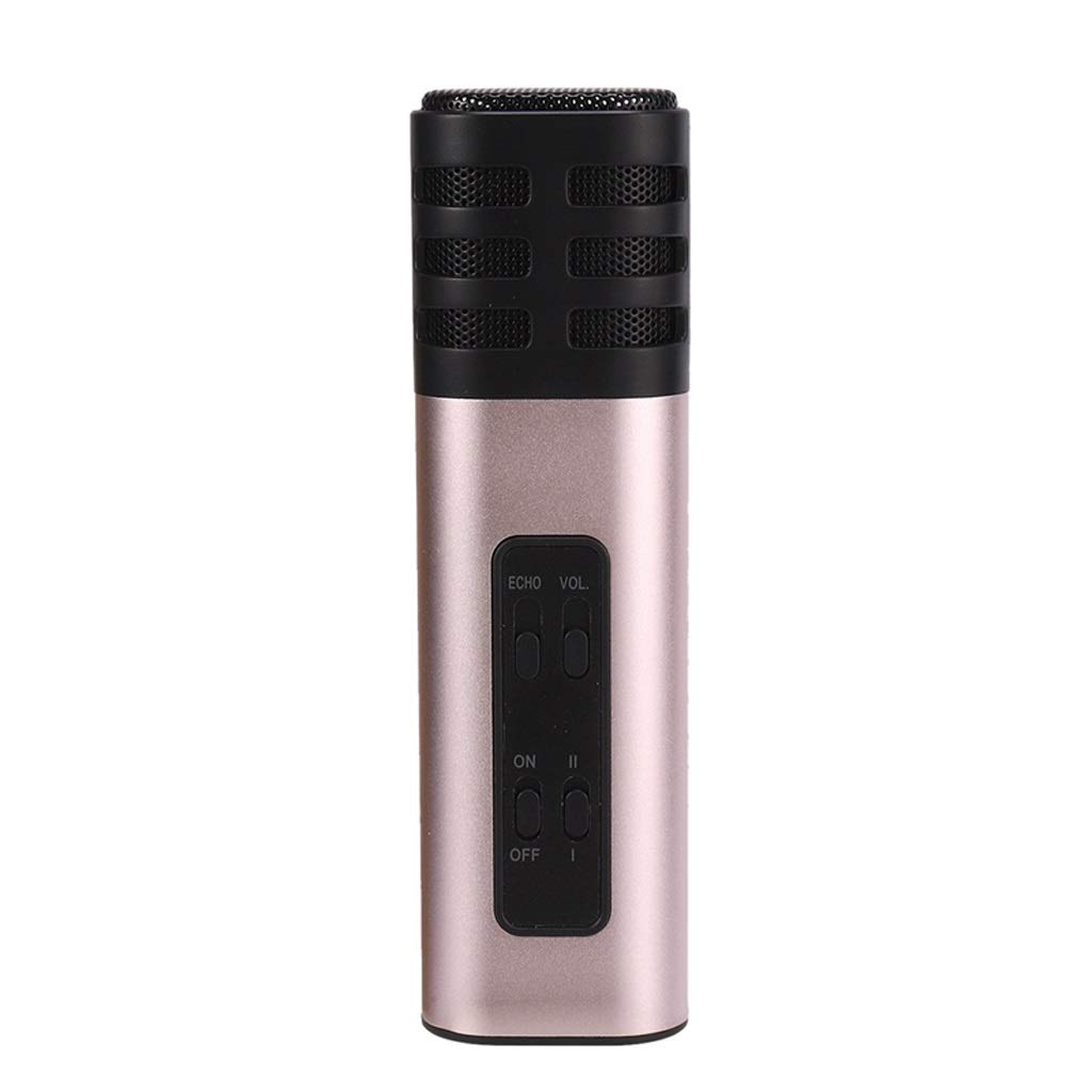 Microphone pour réunion et enregistrement de chant sur mobile en alliage d'aluminium