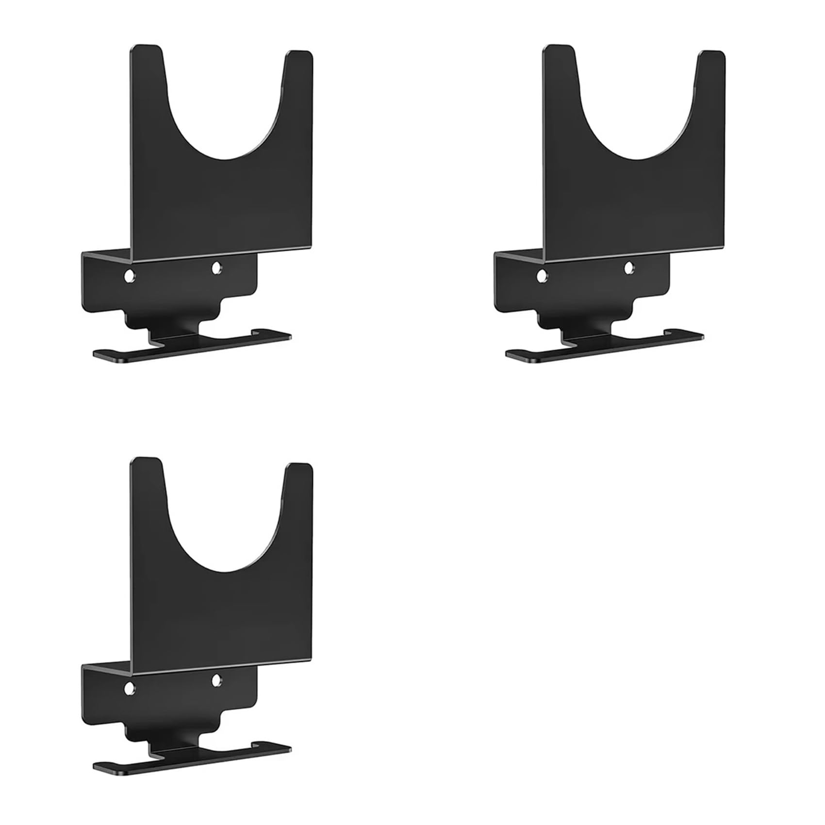 Kueohse 3X Angle Grinder Holder Polisher Metal Holder Storage Rack 5Inch Wall Mounted Sander Bracket For Workbenches Workshop