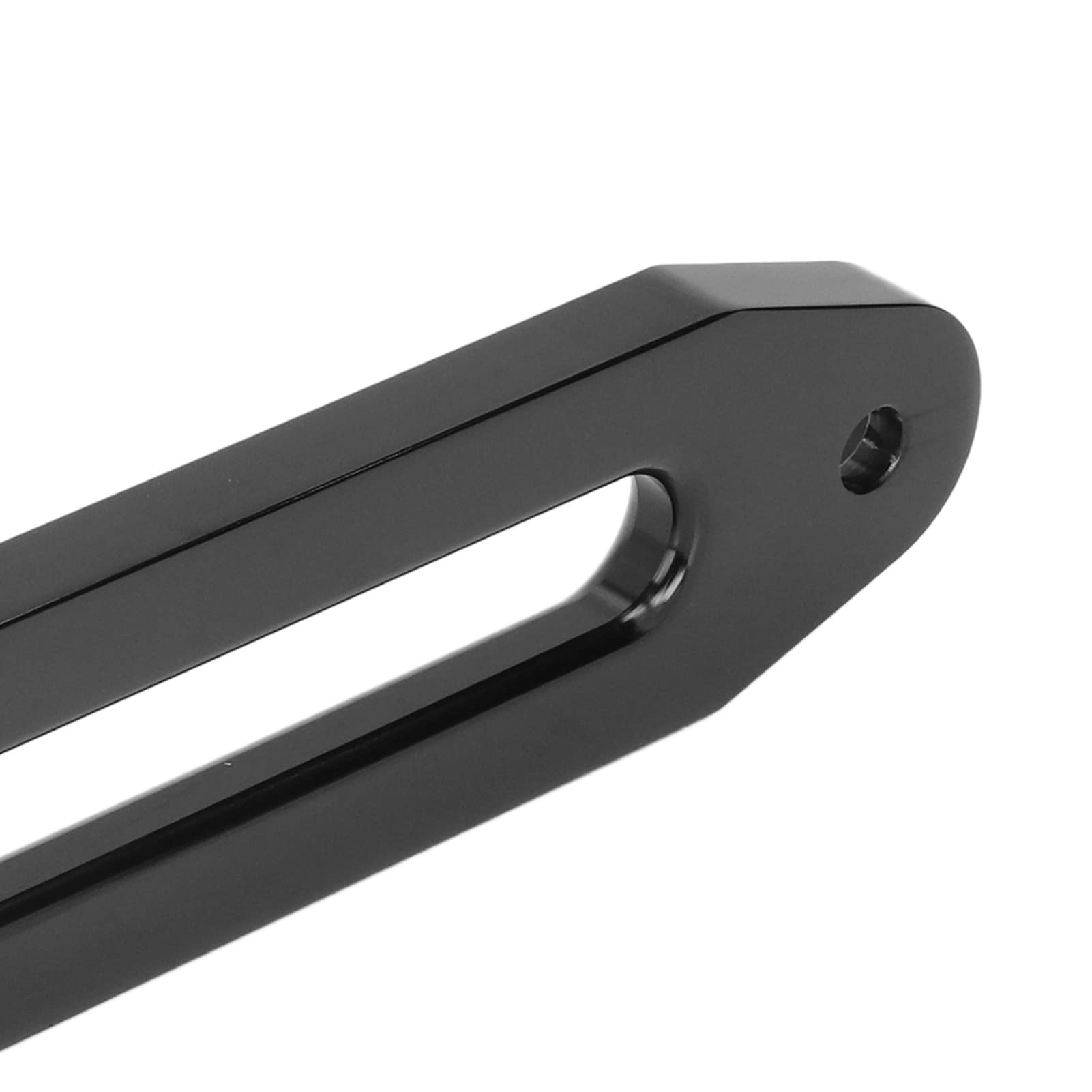 Guide-Câble Latéral,Chargement De 8 000 À 15 000 Lb En Aluminium 10 Pouces Treuil Hawse Fairlead Bords Ronds Guide-Câble À Rouleau De Treuil Atv Pour Utv(Le Noir)