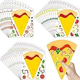 Make a Pizza Stickers, Pizza Crafts Pizza Party Supplies Decorations Pizza Party Favors for DIY Arts...