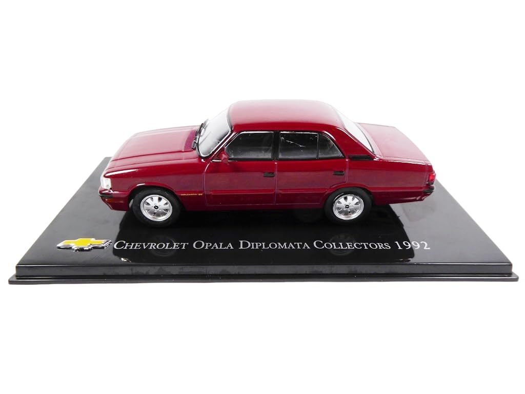 Coches En Miniatura Lote 3 Coches Miniatura 1/43 Chevrolet - Opala Diplomata + Monza + Chevette Luxo - Metal Con Base Coches Miniatura De Coleccion