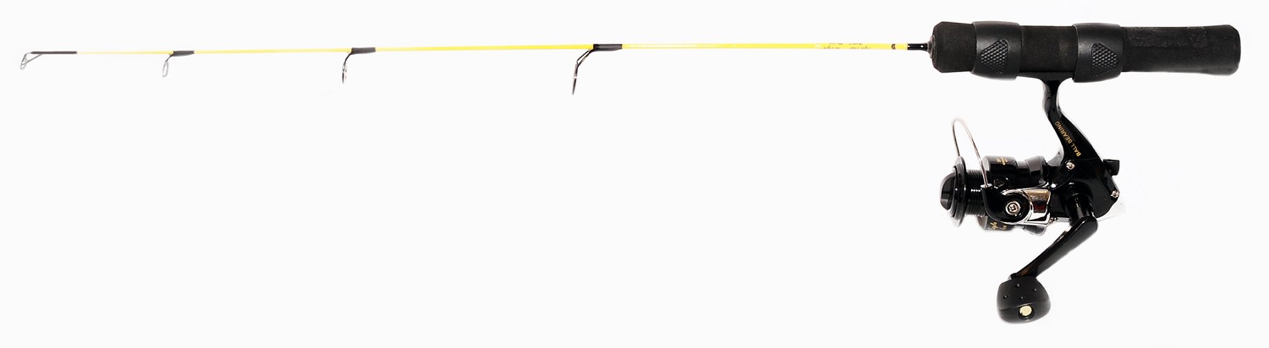 Eagle Claw Ice Light Fishing Combo, 28-Inch, Yellow