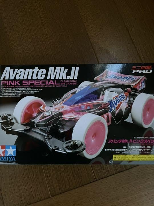 週末セール　アバンテMk.Ⅱ ピンクスペシャル　17個セット　タミヤ　ミニ四駆 アバンテMk.II ピンクスペシャル (クリヤーボディ) (MSシャーシ