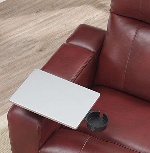 Pulaski Power Home Theatre Recliner, 38.0" L X 39.5" W X 43.0" H, Red