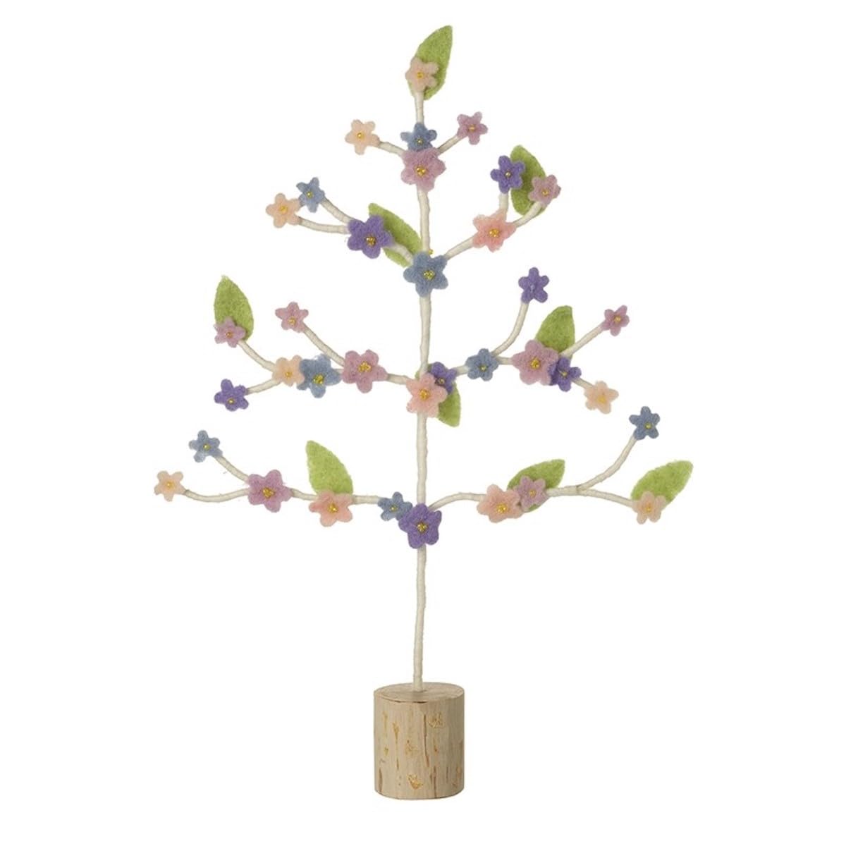 Heaven Sends Multicolor Felt Floral Tree Easter Decoration