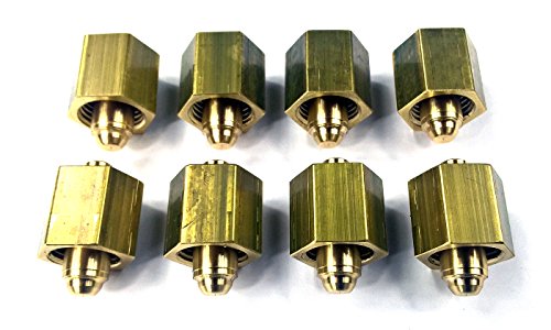 TamerX 16mm Diesel Fuel Injector Cap/Block-Off Tool Set for 2011-2016 Chevrolet/GMC 6.6L Duramax LGH, LML (8-Pack)