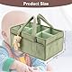 Comioke Wickeltasche Organizer, WickelOrganizer, Baby Windel Organizer, Baby Korb mit Fächern & Griffen, Best Geschenk Korb, Aufgelockt, Langlebig und Vielseitig