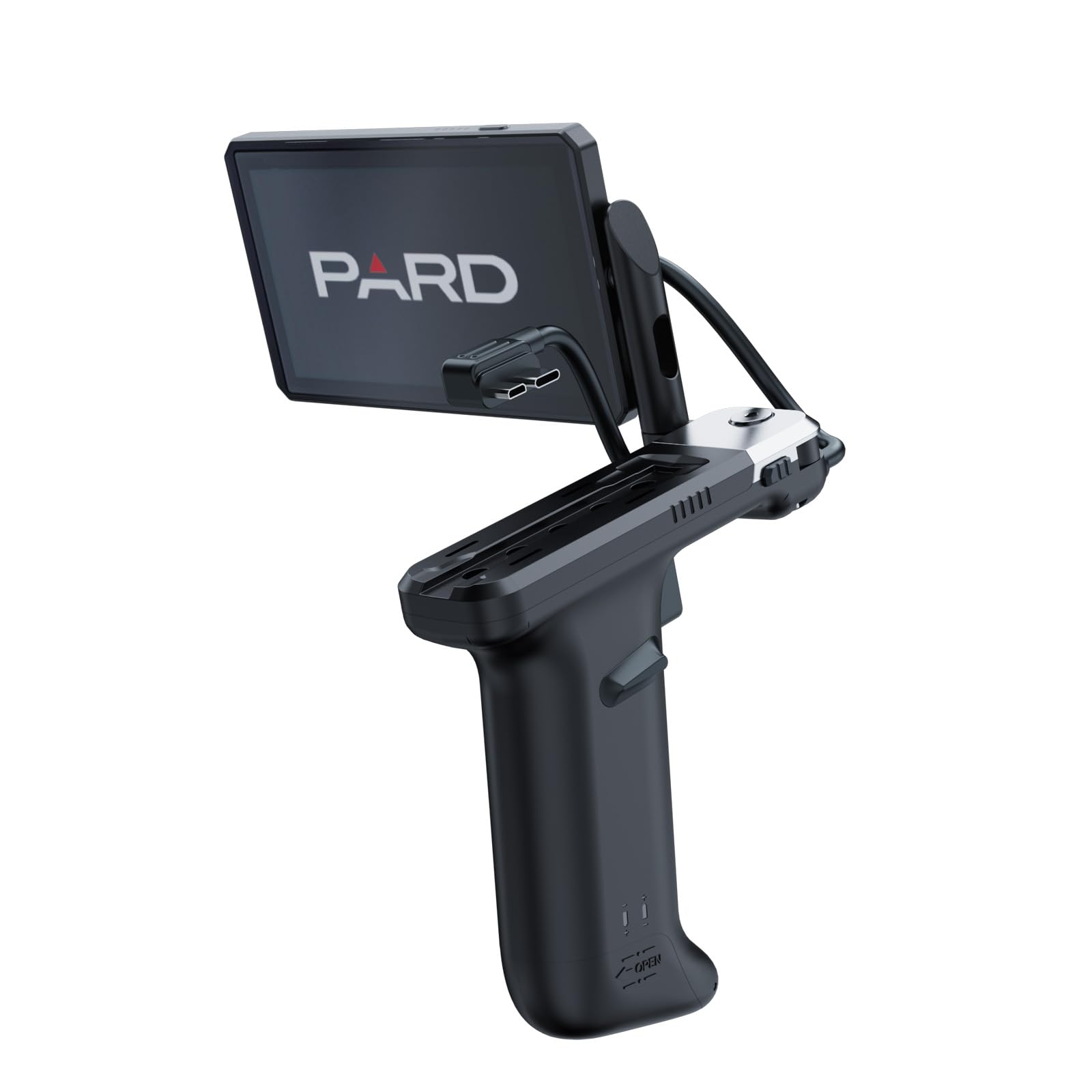 PARD HM5 Portatile Monitor for TA32, NV008SP2, Landsat, Leopard | Design pieghevole con schermo orientabile,Schermo ruotabile per utenti mancini o destrimani,Include due batterie
