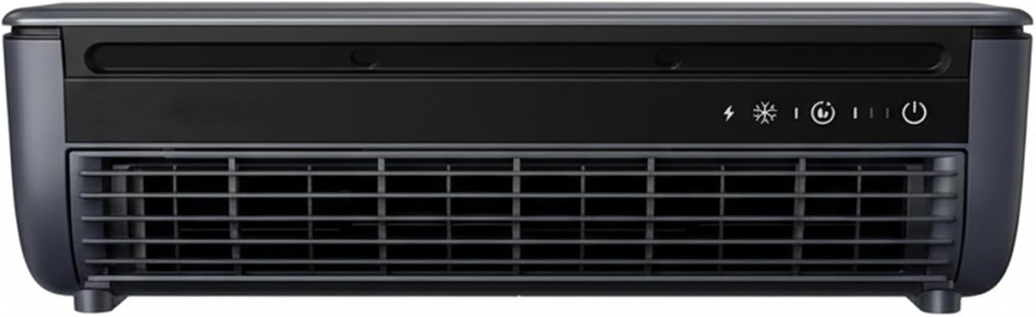 Mini Air Conditioner, Wall Mounted Air Conditioner with Fast Cooling & 6000mAh Battery, Portable USB Cooler with Remote for Kitchen, Dorm, Desk ;1 ;1