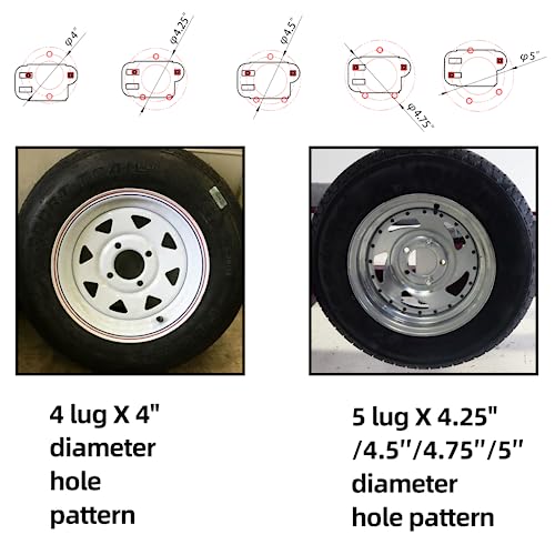 image for Joroamp Trailer Spare Tire Mount, Boat Utility Enclosed Trailer Access