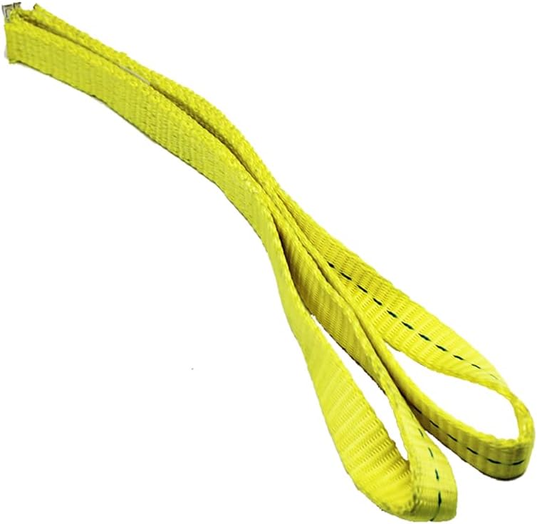 1" x 3'Lift Sling Strap Twisted Eye Polyester Web Sling Rigging Strap for Lifting Towing and Hoisting