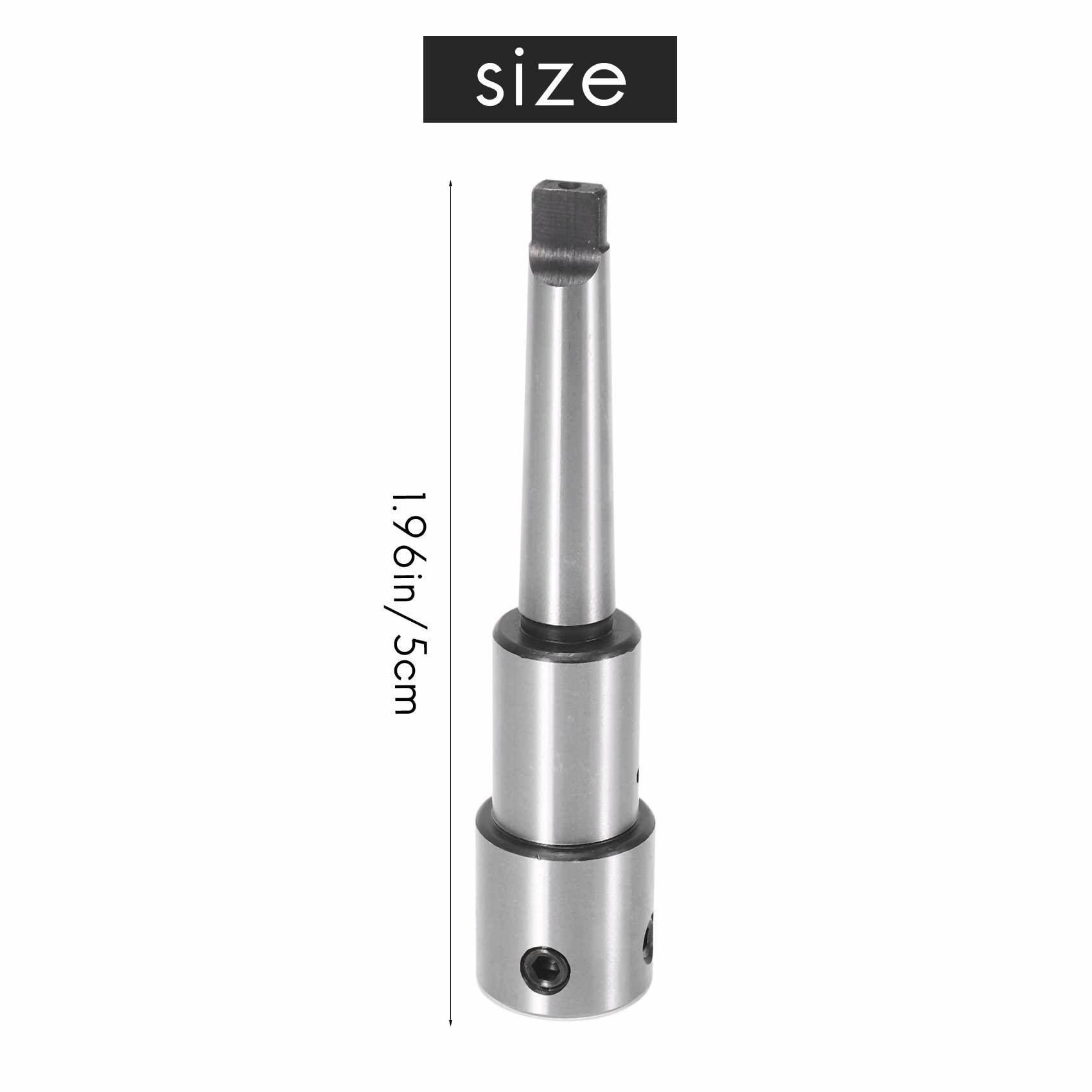 Eje de corte anular con cono morse MT2 para cuchillos anulares con cola de 3/4 pulgadas, en taladro
