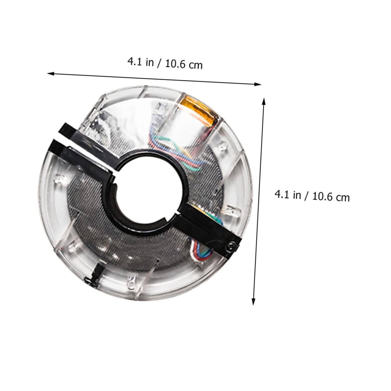 SUPVOX LED Bici Impermeabile Spia Luce ciclistica Ruota di Bicicletta luci per Bici per Ruote Auto Luce per Bici Spia Luminosa Spia della Bici plastica Silver