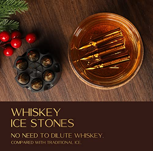 Grandpa Gifts - Fathers Day Grandpa Gifts - Birthday Gifts For Grandpa From Grandchildren, Best Grandpa Gifts - Grandparents Gifts, Grandpa Gift Ideas, Whiskey Stones Gold #TOP4