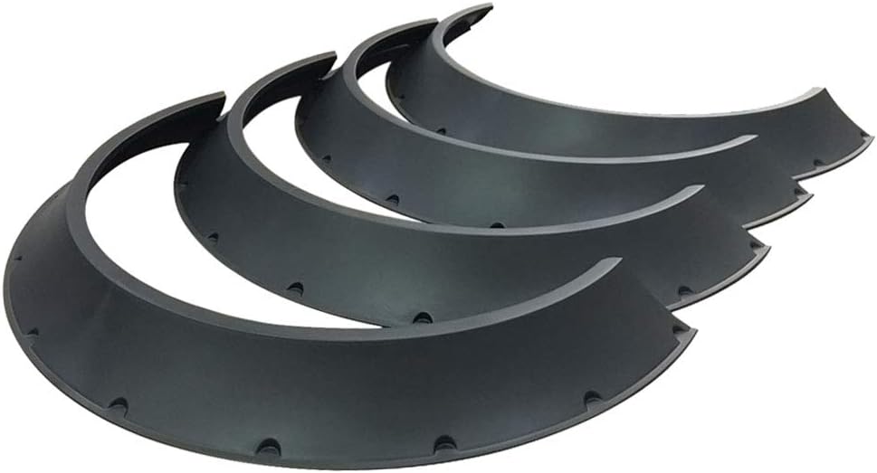Kyostar New School 4Pcs 840mm Universal Car Fender Flares Wheel Arches (Black)
