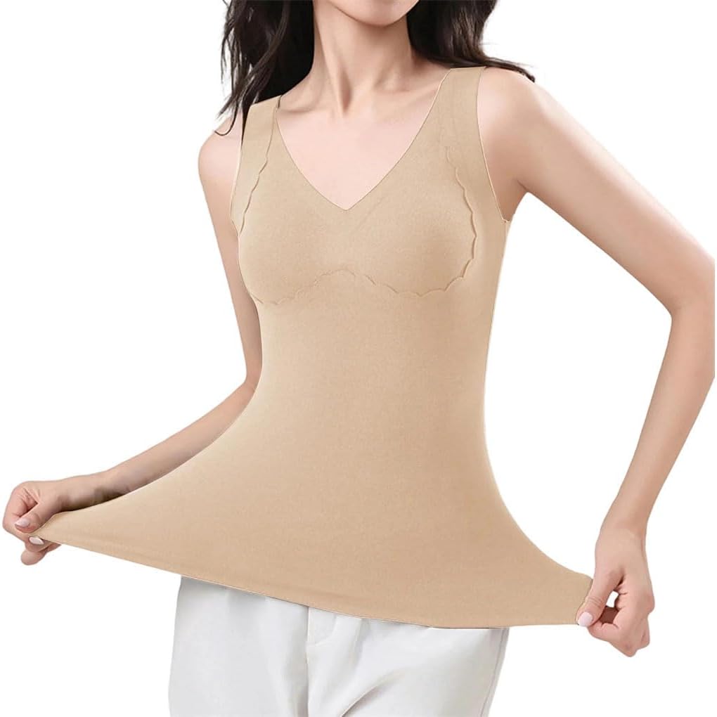 Thermal Underwear Vest, Women's Clothing, Comfortable Top, Inner Shirt