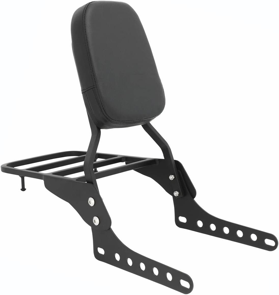 Passenger Sissy Bar with Luggage Rack Backrest for 2018-2023 Harley Heritage Classic FLHC FLHCS/Street Bob FXBB/Softail Slim FLSL/Deluxe FLDE, Black