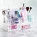 iDesign Plastic Tiered Divided Cosmetic Organizer with Drawers for Storage of Makeup, and Accessories on Vanity, Countertop, or Cabinet, 12.97