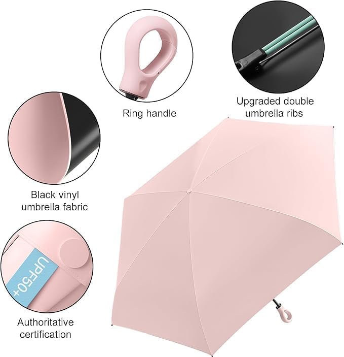 Image of Zemic Umbrella, UV Big Size Umbrella for Sun Protection Rain Windproof Strong Large 3 Fold For Men Women Kids Boys Girls Perfect & Stylish Windproof & Compact''
