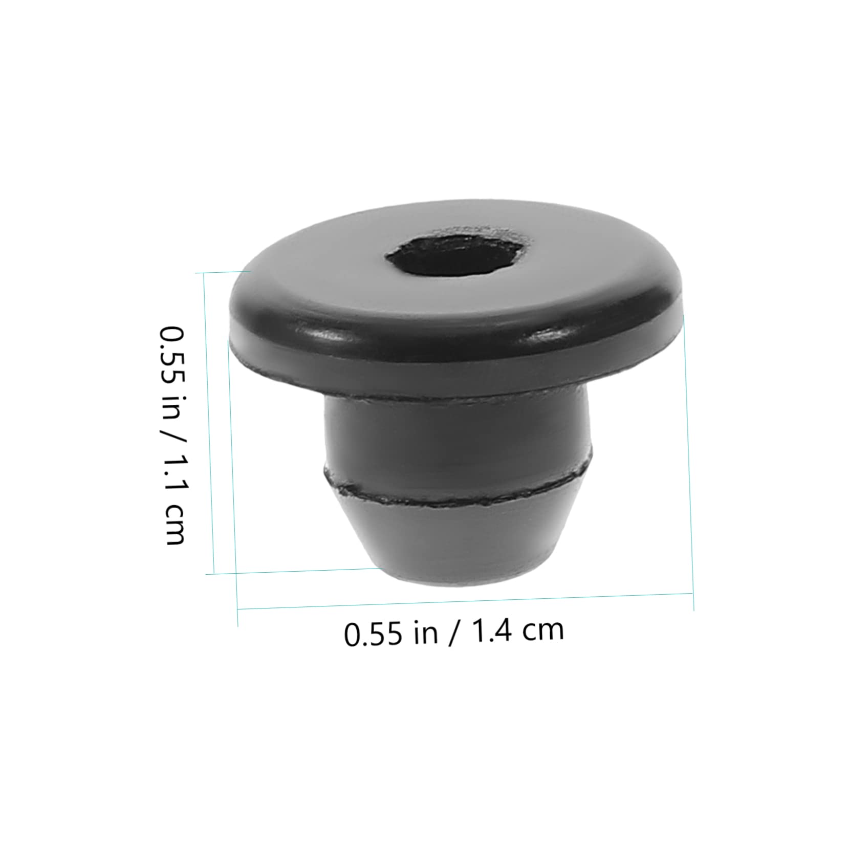 VALICLUD Lot de 20 Bouchons De Remplissage D'Huile en Caoutchouc pour Cric Hydraulique Étanches Accessoires De Levage 1.40 X 1.40 X 1.10 Cm Protection Contre Les Fuites Réparation Durable