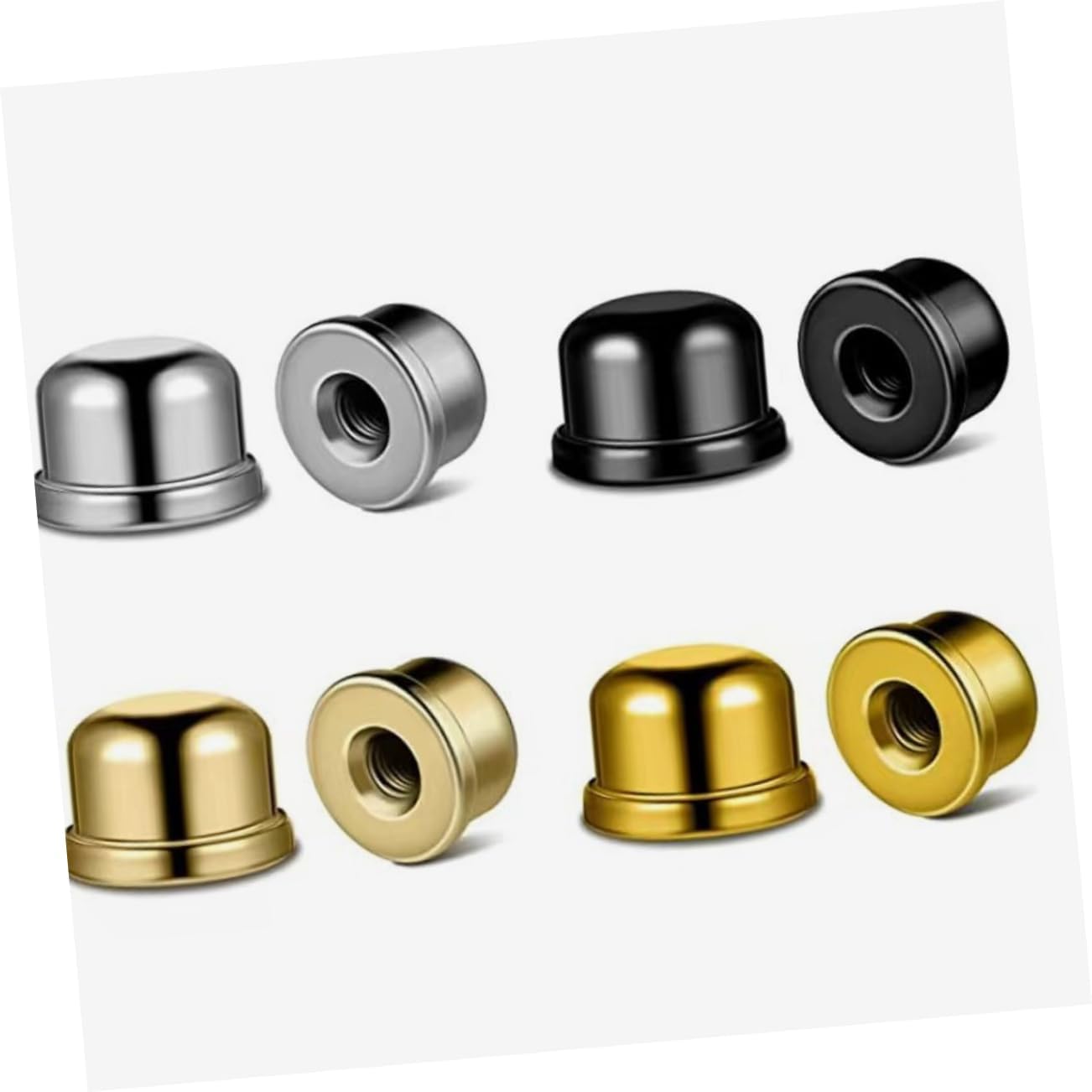 8pcs Lamp Finials Knobs Retro Lamp Caps Decoration Smooth Finish Easy to Install