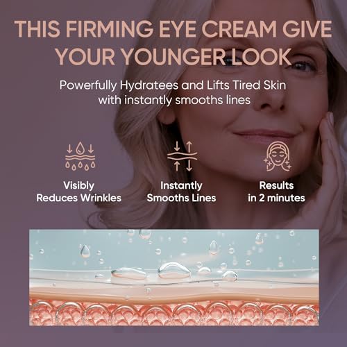 Wealthskin Instant Rapid Wrinkle Eye Cream: Temporary Effects Firm & Lift Under Eye Bags And Reduction Puffiness And Remover Dark Circles thumb #2