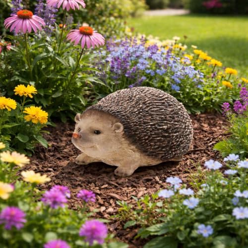 1 x Dekofigur Igel, 20x12x10cm, aus Polystone, im Fotokarton, 1 aus 3 Motiven