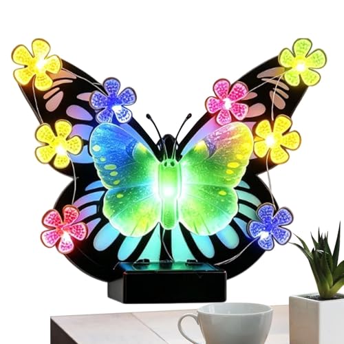 Papillons à LED pour illuminer une terrasse ou un porche chaleureux