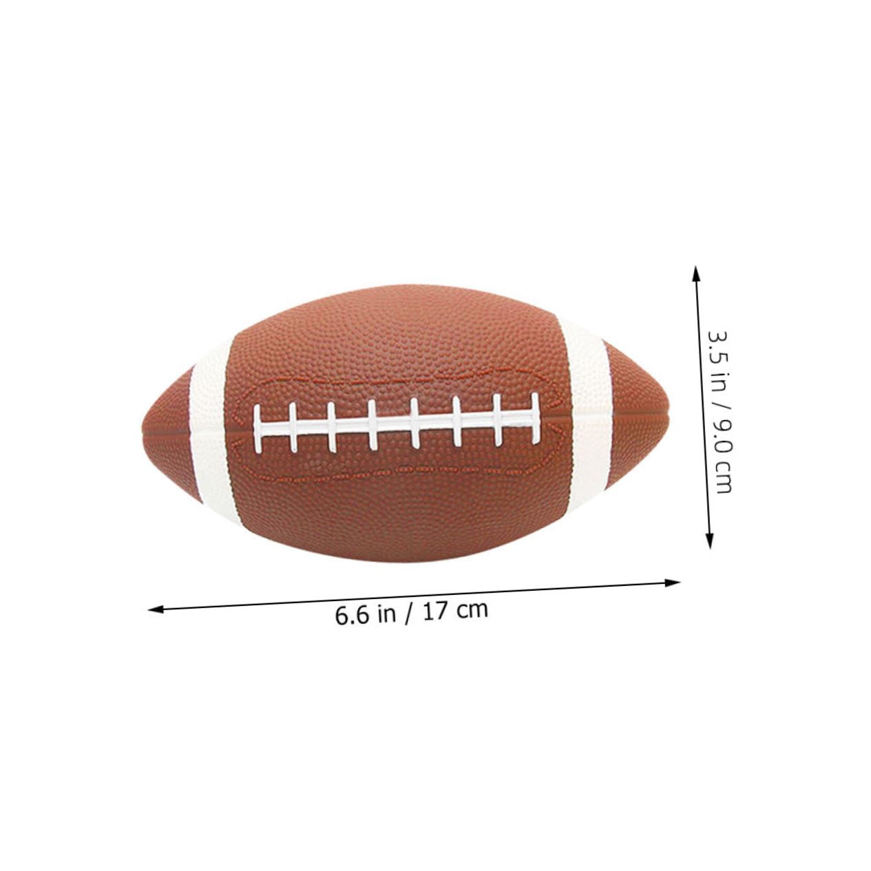 Toddmomy 2 pièces Ballon de Rugby Gonflable Junior Sûr et Doux Ballon Entraînement pour Garçon Fille Éducatif pour Entraînement et Jeu Équipe