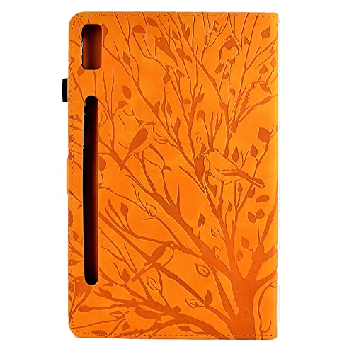 Coque Lenovo Pad 2022 11.2" anti-rayures orange avec support multi-angle stable - 5