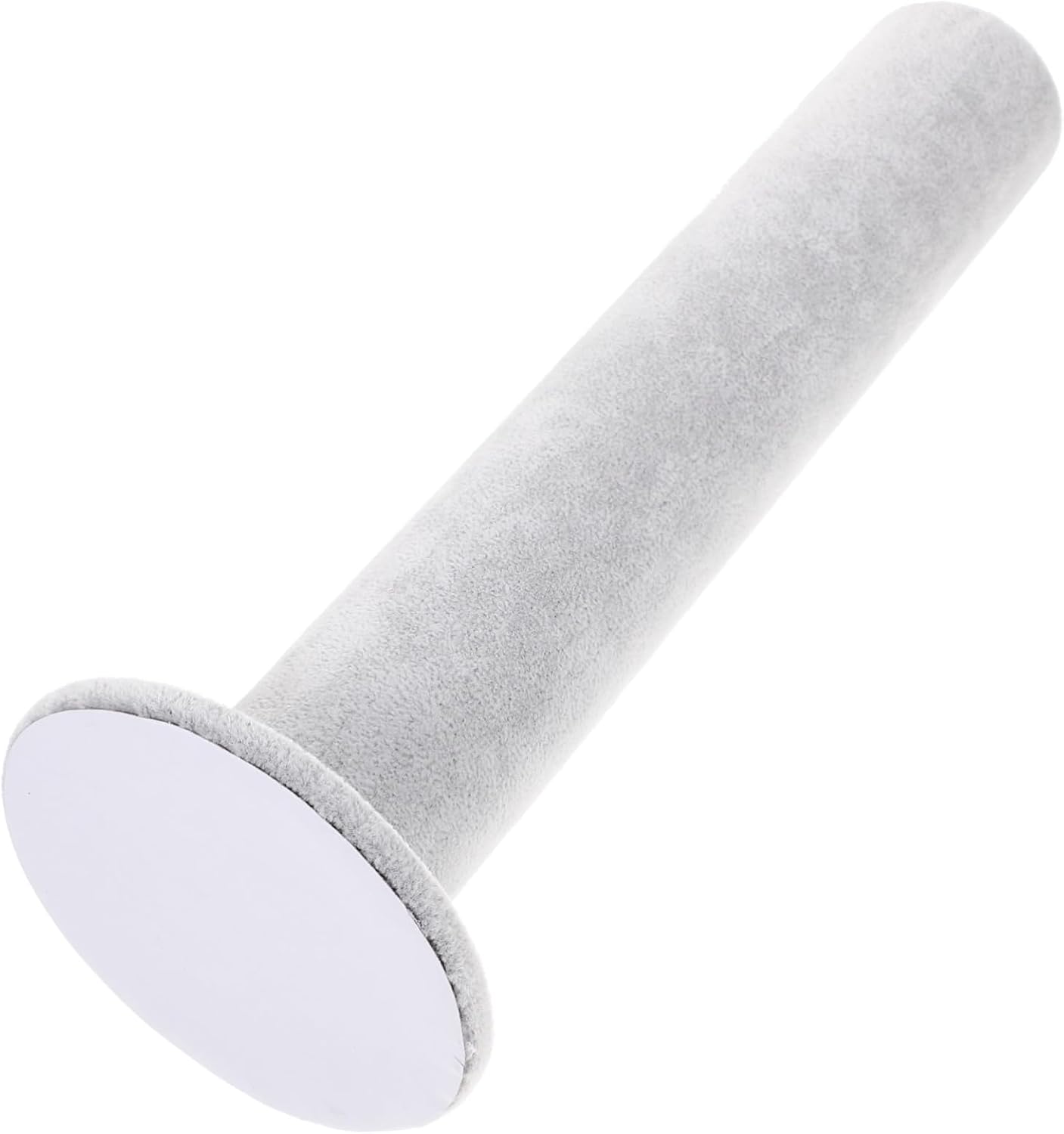 OUNONA 2pcs Vertical Hair Tie Organizer Stand Multi-functional Bracelet Hair Accessories Display Rack Soft Material for Jewelry Grey for Girls Room Decor