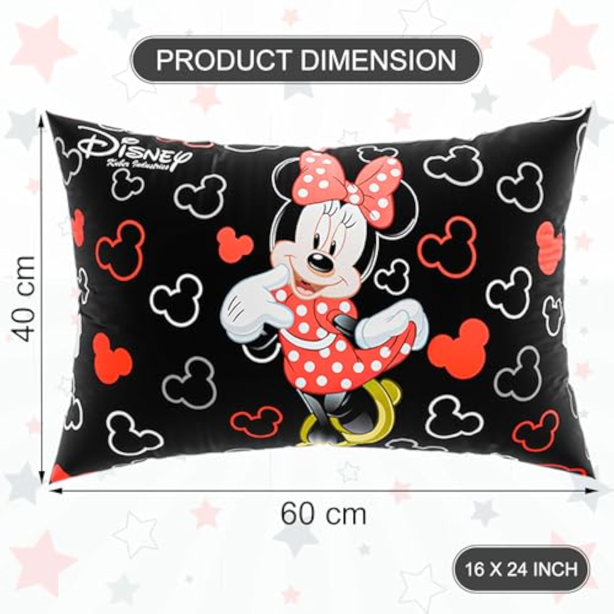 Microfiber Pillow for Bed, Washable & Soft