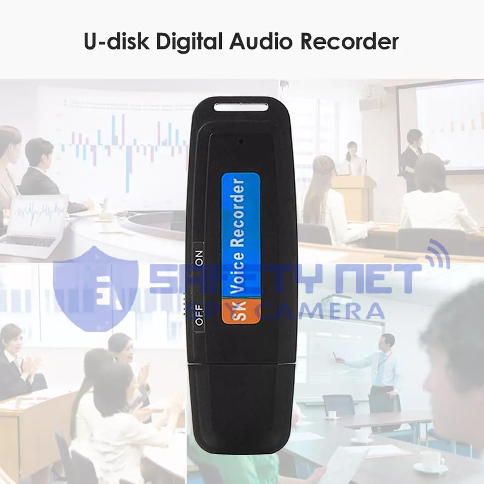Image of Safety NET Digital Voice Recorder with 32 GB Supportable Micro SD /TF Card Slot | USB Flash Drive Audio Recorder