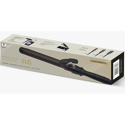 Modelador de Cachos Soling 230ºC 25mm – SLG Black Bivolt