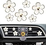 Material The cute car air conditioner outlet clip is made of metal, rhinestones, which are easy to install on the car air outlet to decorate the car. The workmanship is exquisite, strong and durable. Car air freshener clips are widely compatible with...