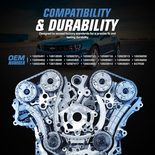 3.6 Timing Chain Kit Compatible with 2.8L 3.0L 3.6L Chevy Equinox Malibu Traverse GMC Acadia Cadillac CTS SRX Buick Enclave w/VVT Sprockets by Auto Parts Prodigy - Image 3