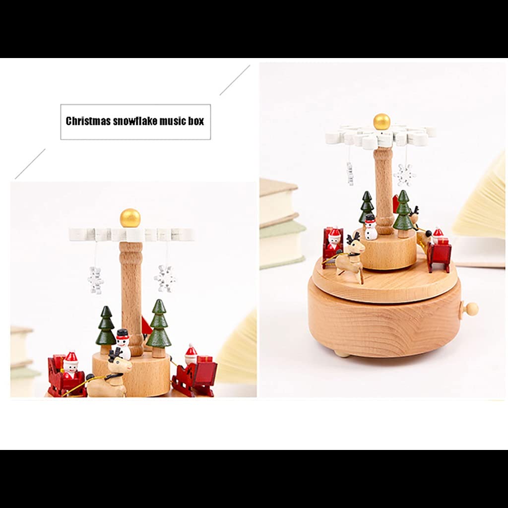 Carillon in Legno Carillon per Albero di Natale, Festa di Natale, Carillon, Regalo di Natale