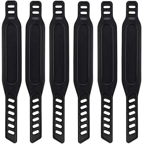 Minelife 3 Pairs Exercise Bike Pedal Straps, Bicycle Cycle Pedal Straps Universal Pedal Straps for Spinning Exercise Bike Bicycle Cycle Home or Gym(1.7 x 12 inch) Cover