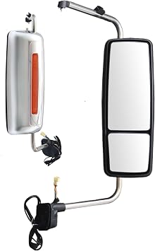 Heated Door Mirror For 2013-2017 International Harvester Prostar Right Side RH/Left Side LH Right Passenger Side