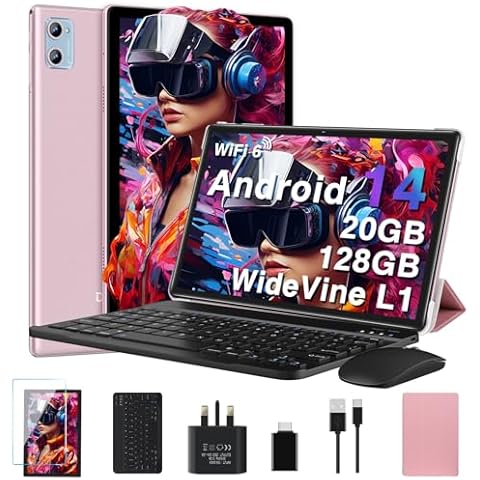 DDRTIUEZ 10 Inch Android 14 Tablet Cover