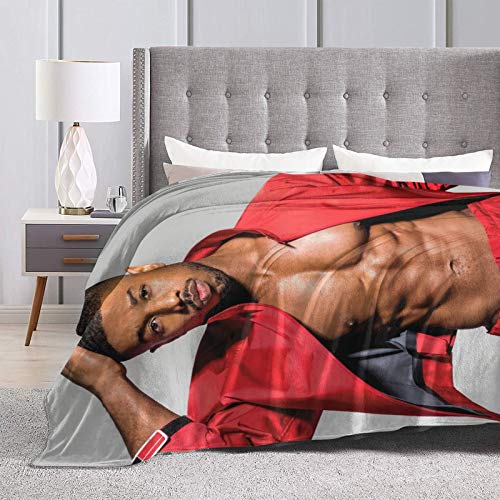 Michael B. Jordan Eric Stevens Soft And Comfortable Warm Fleece Blanket For Sofa,Office Bed Car Camp Couch Cozy Plush Throw Blankets Beach Blankets (80"X60") #TOP3